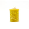 The Candle Works | I Love You Pillar | Pure Beeswax Candle