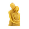 The Candle Works | Hugging Couple Beeswax Candle