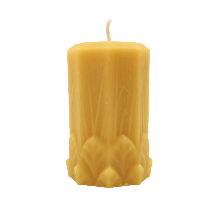 The Candle Works | Garden Leaves | Pure Beeswax Candle