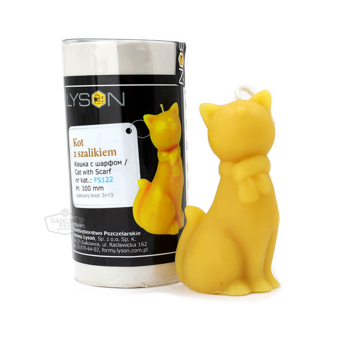 Lyson | Cat with Scarf Candle Mould | FS122