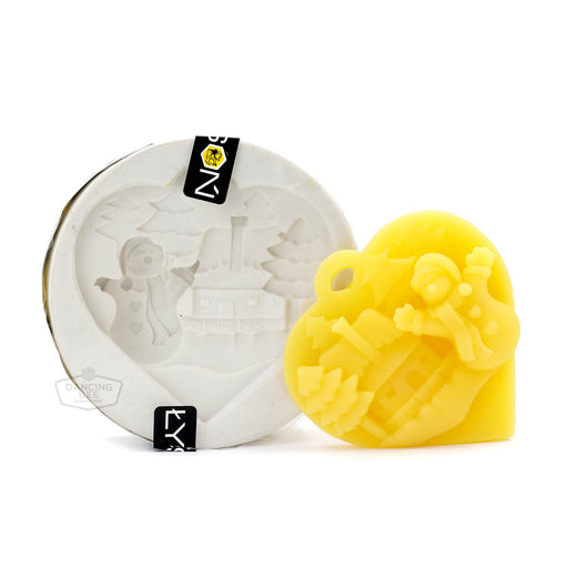 Lyson | Winter Scene Hanger Ornament Mould | FS432