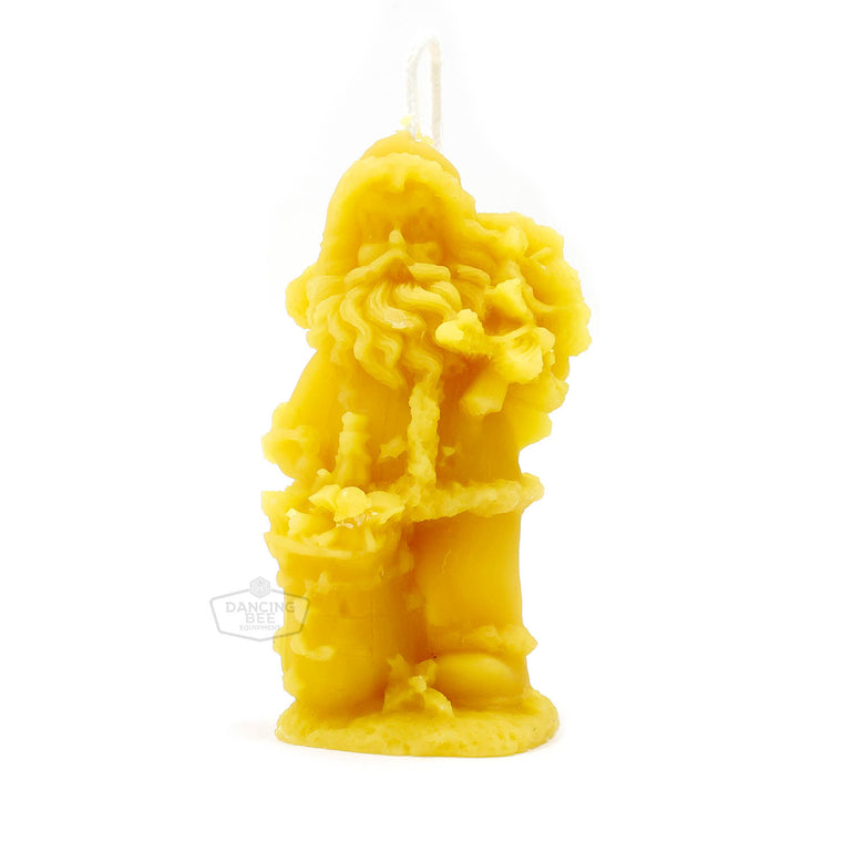 The Candle Works |  Santa | Pure Beeswax Candle